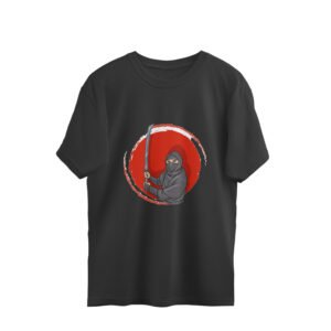 Unisex t-shirt pattern with a loose and boxy fit