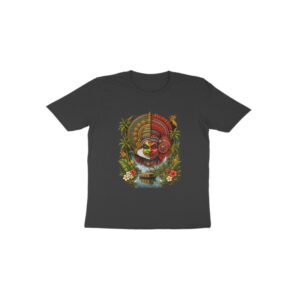 Onaravam Unisex t-shirt pattern with a regular fit for Small Kids